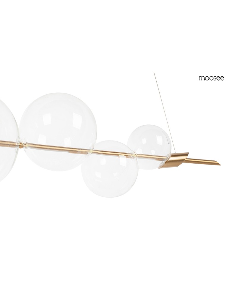 Pendant lamps spheres - MOOSEE ECHO 140 gold pendant lamp (MSE010100348) - product kolory-swiatla.pl 2