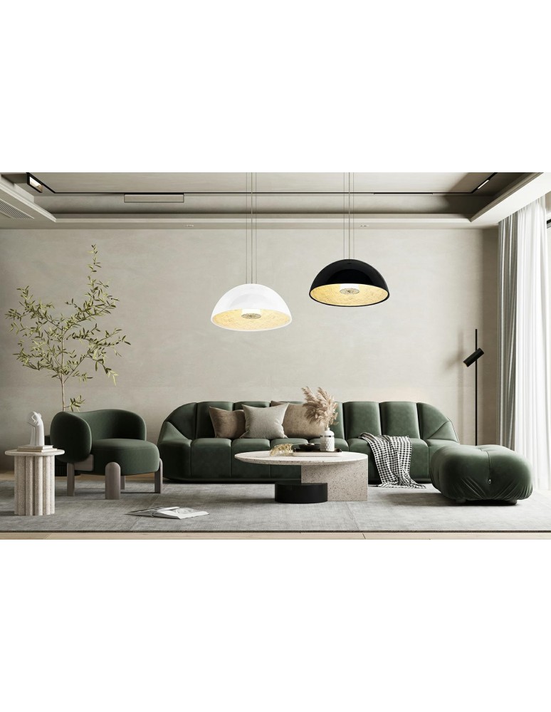 King Home ELEGANTE 60 pendant lamp white (JX611D-60W)