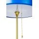 King Home Lampa biurkowa ARTE niebieska - aluminium, szkło (MT21409-3-350.BLUE)
