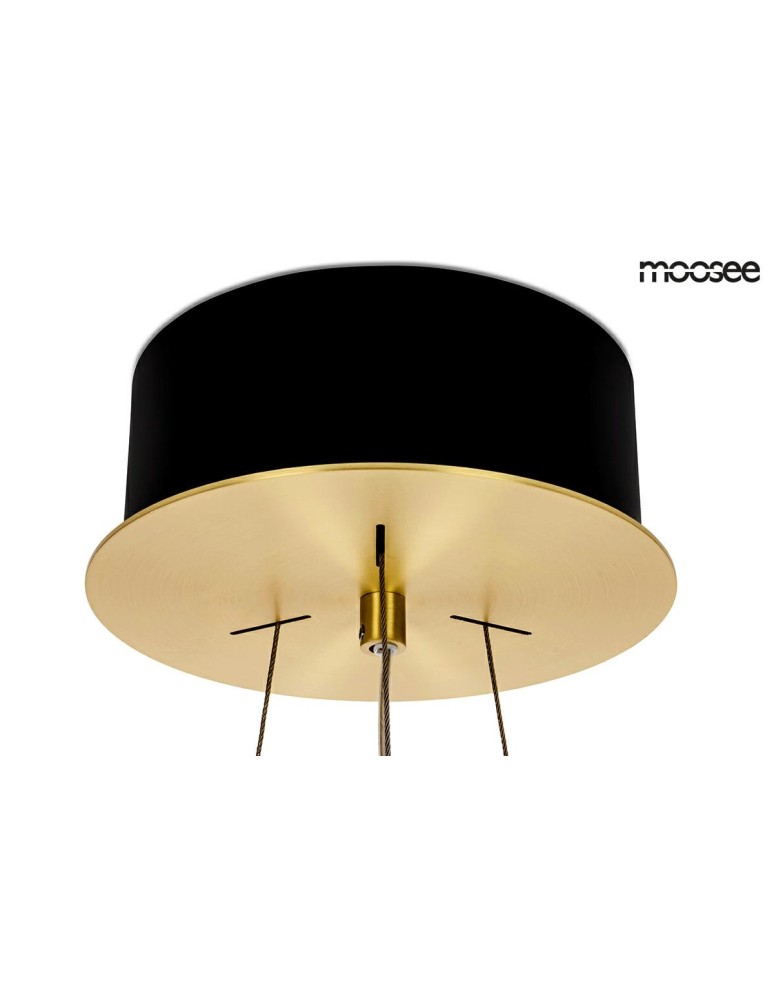 Glamour pendant lamps - Moosee MOOSEE pendant lamp SATURNUS 47 DUO gold - LED, crystal, brushed steel (MSE010100166) - product kolory-swiatla.pl 5
