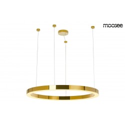 Moosee MOOSEE lampa wisząca RING LUXURY 110 złota - LED, chromowane złoto (MSE010100110)