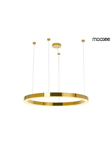 Moosee MOOSEE RING LUXURY 110 gold pendant lamp - LED, chrome gold (MSE010100110)