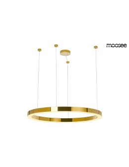 Moosee MOOSEE lampa wisząca RING LUXURY 110 złota - LED, chromowane złoto (MSE010100110)