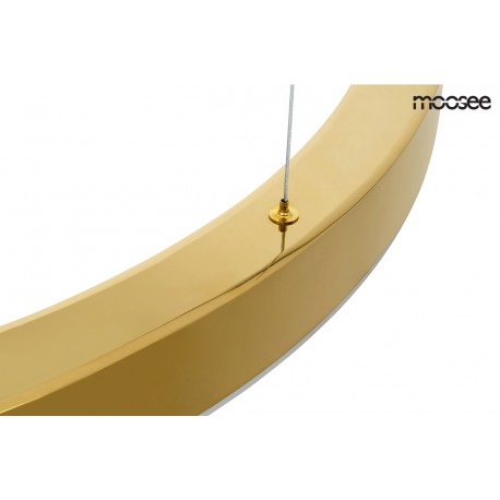 Moosee MOOSEE lampa wisząca RING LUXURY 110 złota - LED, chromowane złoto (MSE010100110)