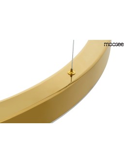 Moosee MOOSEE lampa wisząca RING LUXURY 110 złota - LED, chromowane złoto (MSE010100110) - produkt 2