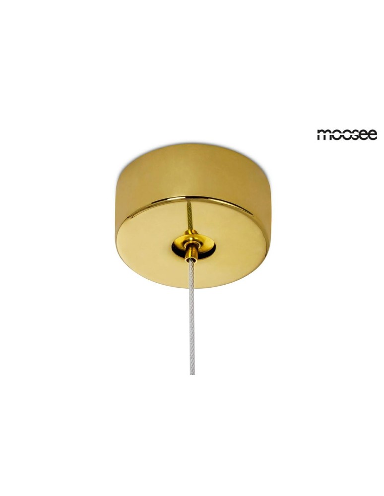 Pendant lamps circles - Moosee MOOSEE RING LUXURY 110 gold pendant lamp - LED, chrome gold (MSE010100110) - product kolory-swiatla.pl 4