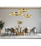 Pendant lamps circles - Moosee MOOSEE RING LUXURY 110 gold pendant lamp - LED, chrome gold (MSE010100110) - product 5