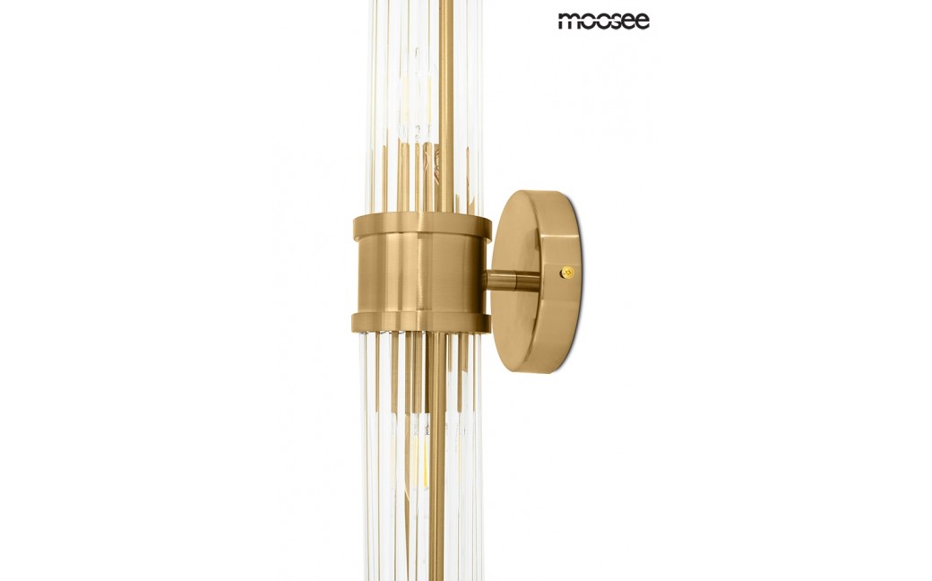 Moosee MOOSEE lampa ścienna PILAR TWIN złota (MSE010400193)