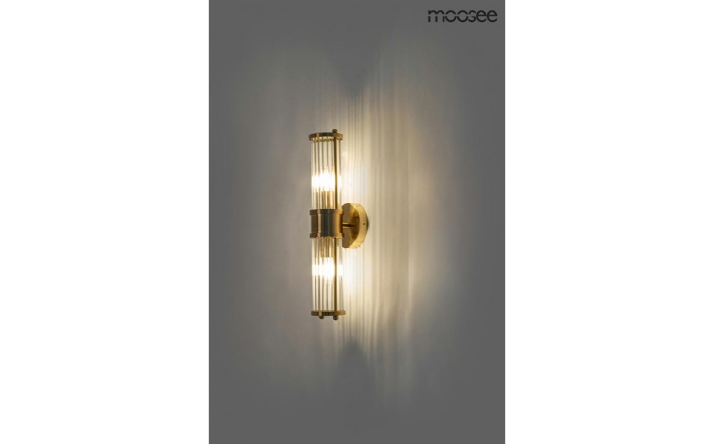 Moosee MOOSEE lampa ścienna PILAR TWIN złota (MSE010400193)