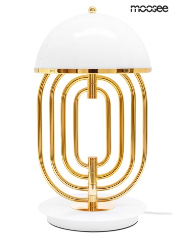 Moosee MOOSEE table lamp BOTTEGA gold / white (MSE010300151)