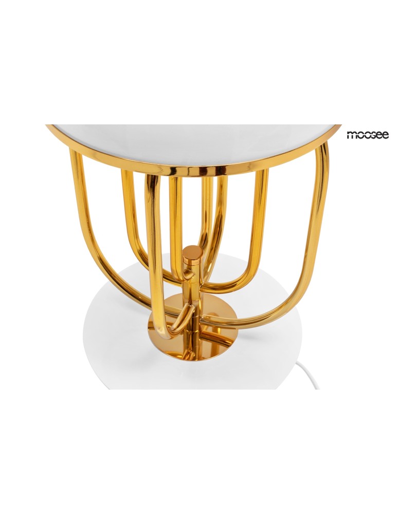 Designer table lamps - Moosee MOOSEE table lamp BOTTEGA gold / white (MSE010300151) - product kolory-swiatla.pl 5