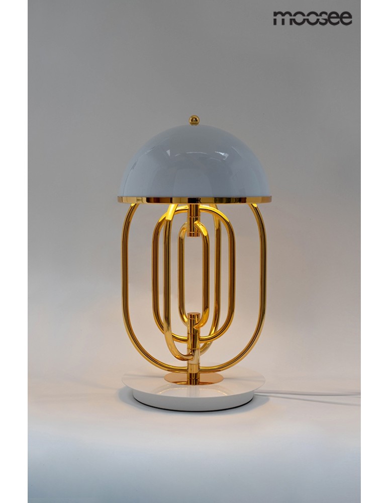 Designer table lamps - Moosee MOOSEE table lamp BOTTEGA gold / white (MSE010300151) - product kolory-swiatla.pl 10