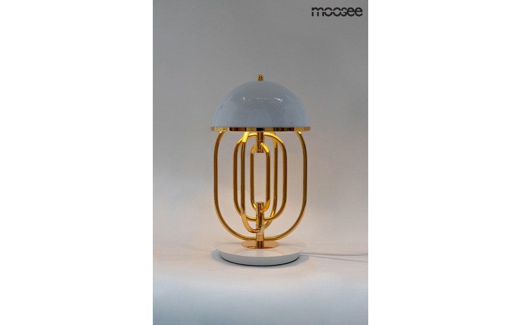 Moosee MOOSEE lampa stołowa BOTTEGA złota / biała (MSE010300151)