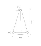 Pendant lamps - Moosee MOOSEE LIBERTY 60 gold pendant lamp (MSE020100173) - product 13