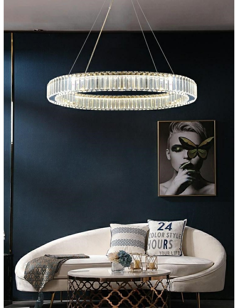 Pendant lamps - Moosee MOOSEE LIBERTY 80 gold pendant lamp (MSE010100174) - product kolory-swiatla.pl 11