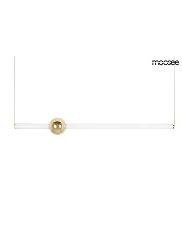 MOOSEE lampa wisząca LIBRA 90 IN  biała / złota (MSE010100222)