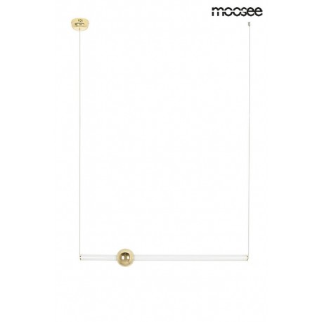 MOOSEE lampa wisząca LIBRA 90 IN biała / złota (MSE010100222)