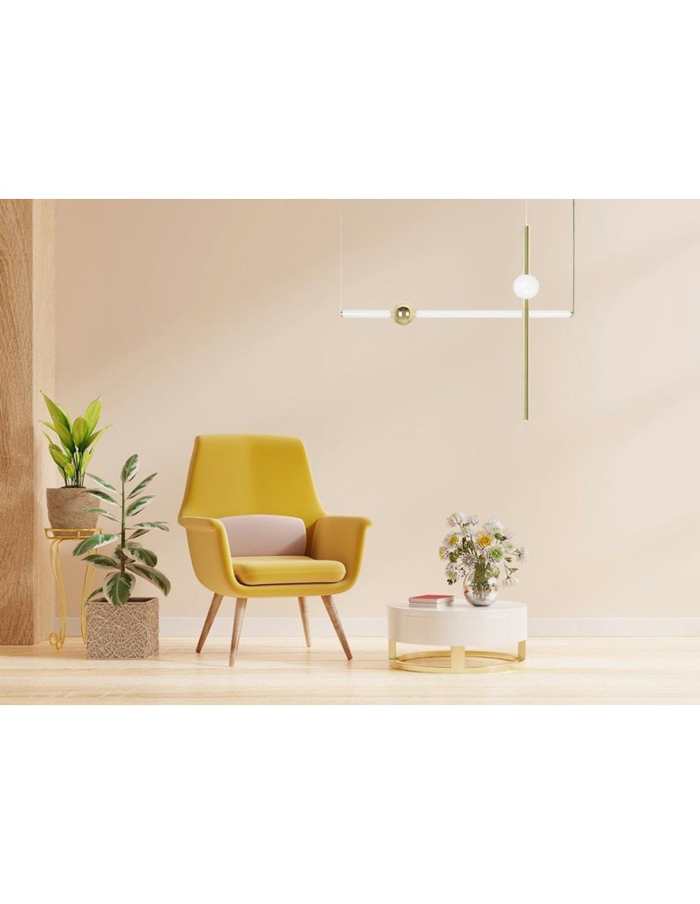 Pendant lamps - MOOSEE pendant lamp LIBRA 90 IN white / gold (MSE010100222) - product kolory-swiatla.pl 8