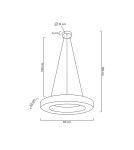 Pendant lamps - MOOSEE ALLISIA 60 gold pendant lamp (MSE010100250) - product 13