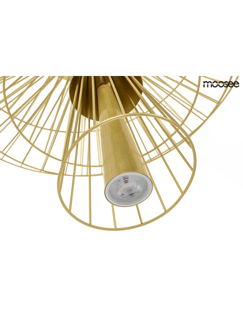 Designer pendant lamps - MOOSEE SESTO gold pendant lamp (MSE010100336) - product kolory-swiatla.pl 6