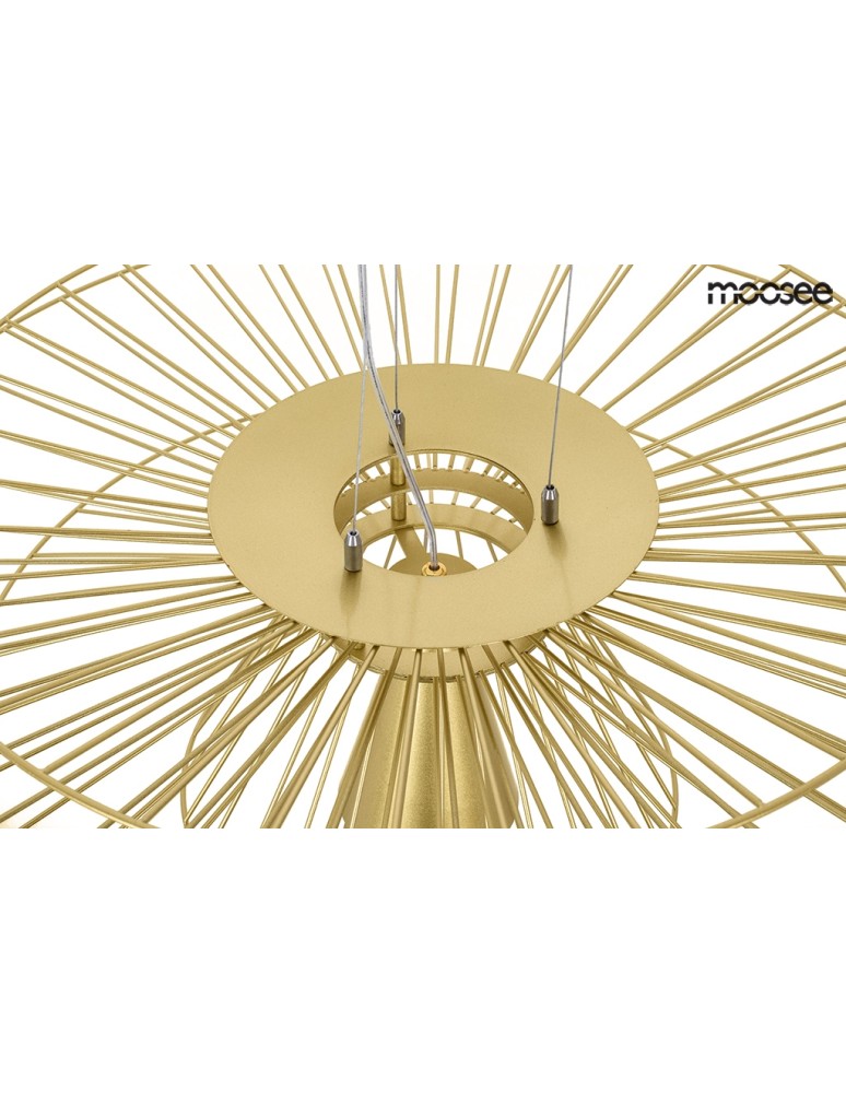 Designer pendant lamps - MOOSEE SESTO gold pendant lamp (MSE010100336) - product kolory-swiatla.pl 7
