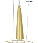 Designer pendant lamps - MOOSEE SESTO gold pendant lamp (MSE010100336) - product 10