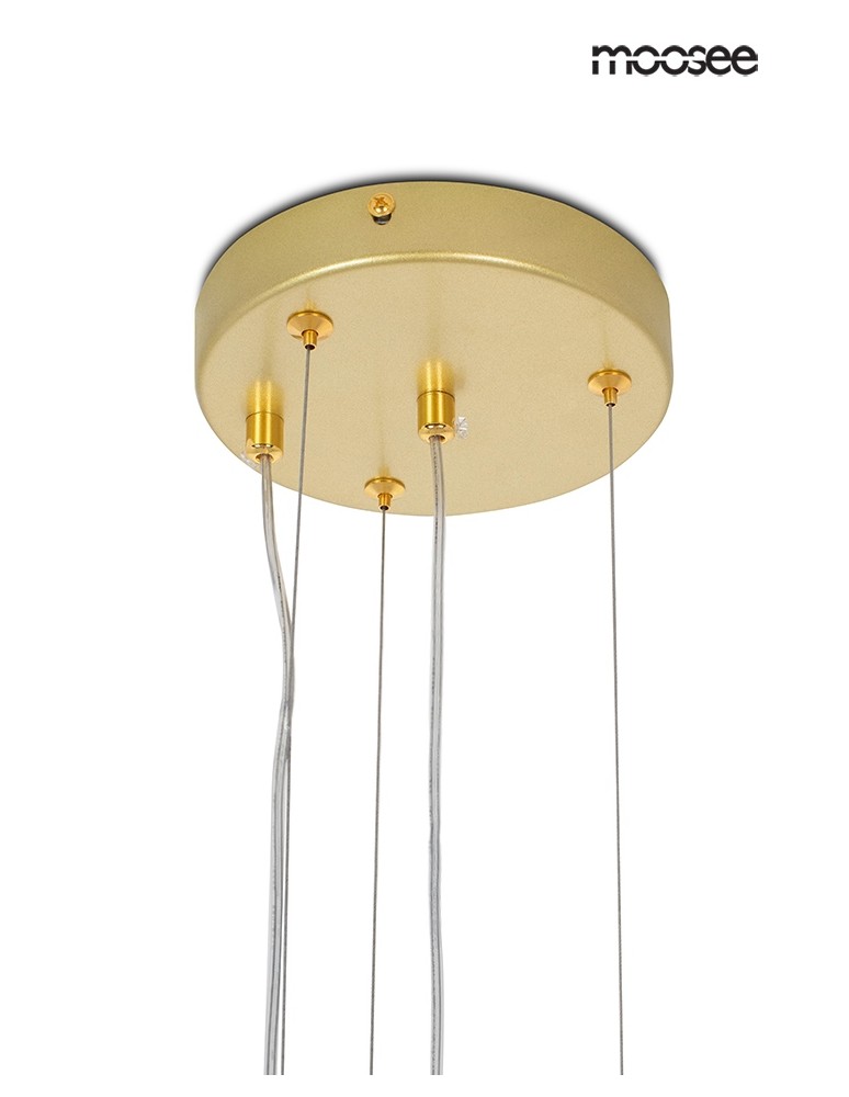 Designer pendant lamps - MOOSEE SESTO gold pendant lamp (MSE010100336) - product kolory-swiatla.pl 11