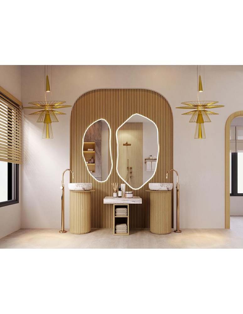 Designer pendant lamps - MOOSEE SESTO gold pendant lamp (MSE010100336) - product kolory-swiatla.pl 13