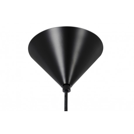 King Home Lampa wisząca LUNA 60 czarna - sznurek konopny (1027S-600.BLACK)