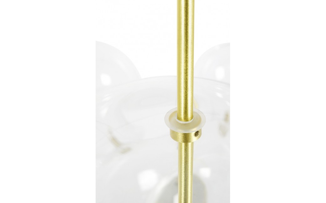 King Home Lampa wisząca CAPRI LINE 5 złota - 300 LED, aluminium, szkło (XCP9148-5B)