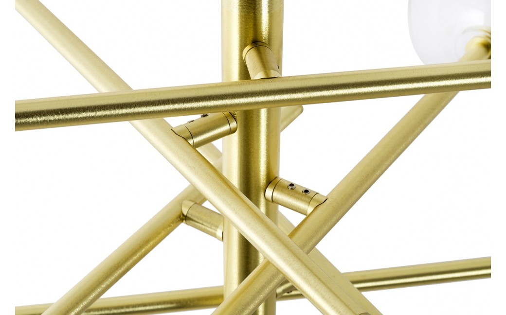 King Home Lampa wisząca ASTRO złota - aluminium, szkło (XCP7423-6)