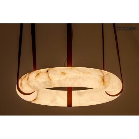 Moosee MOOSEE lampa wisząca GALA - alabaster, mosiądz (MSE010100143)