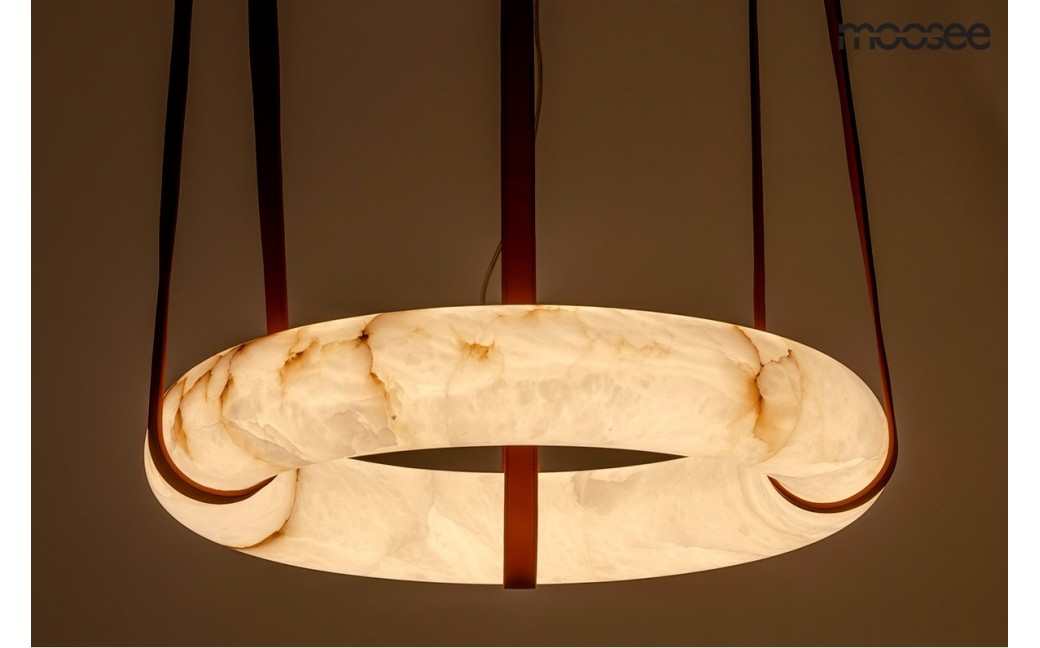 Moosee MOOSEE lampa wisząca GALA - alabaster, mosiądz (MSE010100143)