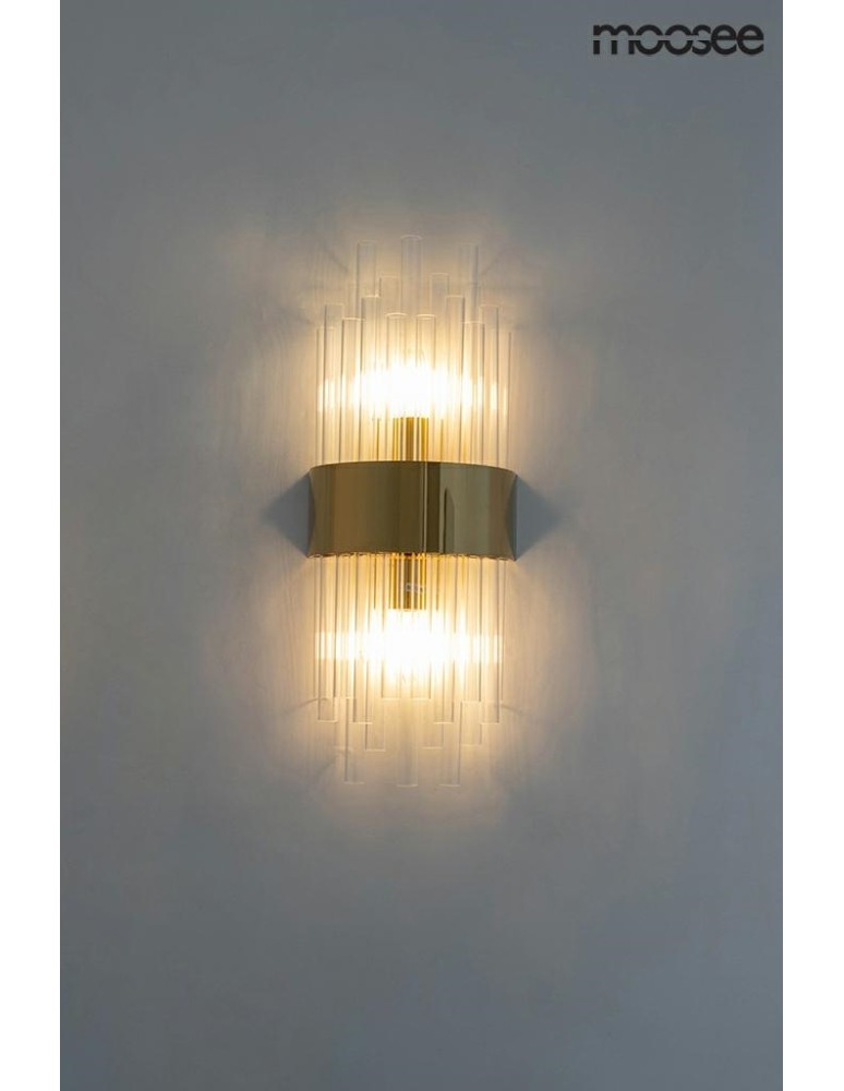 Designer wall lamps - Moosee MOOSEE PORTOFINO gold wall lamp (MSE010400201) - product kolory-swiatla.pl 4