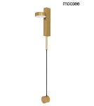 Wall lamps for bedrooms - Moosee MOOSEE CLARID GOLD gold wall lamp (MSE010400206) - product 1
