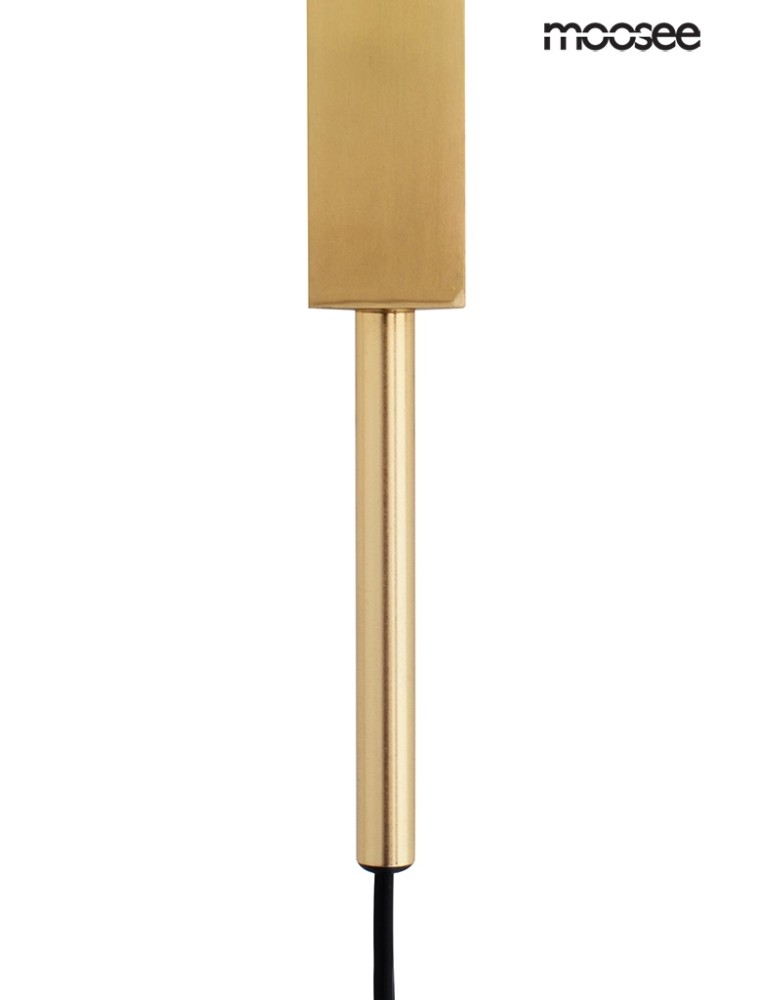 Wall lamps for bedrooms - Moosee MOOSEE CLARID GOLD gold wall lamp (MSE010400206) - product kolory-swiatla.pl 6