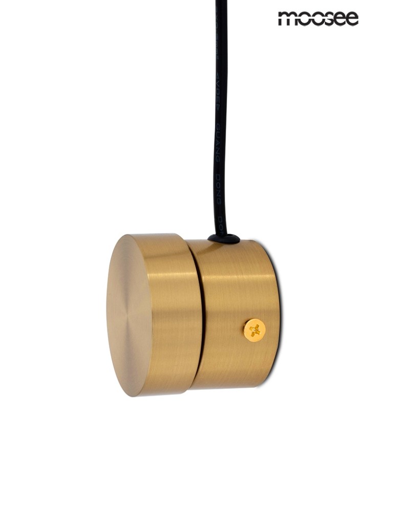 Wall lamps for bedrooms - Moosee MOOSEE CLARID GOLD gold wall lamp (MSE010400206) - product kolory-swiatla.pl 8