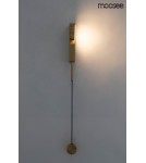 Wall lamps for bedrooms - Moosee MOOSEE CLARID GOLD gold wall lamp (MSE010400206) - product 10