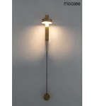 Wall lamps for bedrooms - Moosee MOOSEE CLARID GOLD gold wall lamp (MSE010400206) - product 12