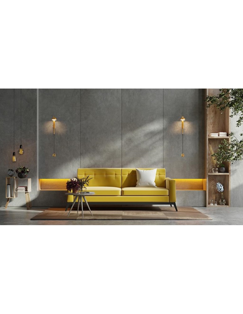 Wall lamps for bedrooms - Moosee MOOSEE CLARID GOLD gold wall lamp (MSE010400206) - product kolory-swiatla.pl 13