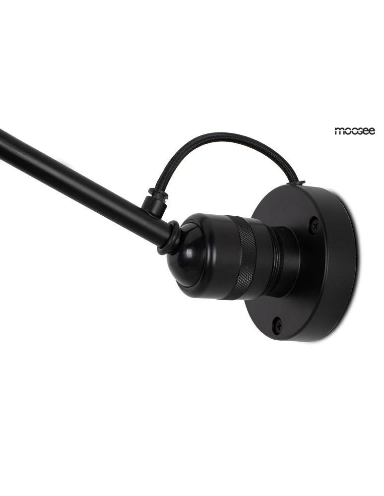 Loft wall lamps - industrial - Moosee MOOSEE FRANK wall lamp black (MSE010400218) - product kolory-swiatla.pl 4