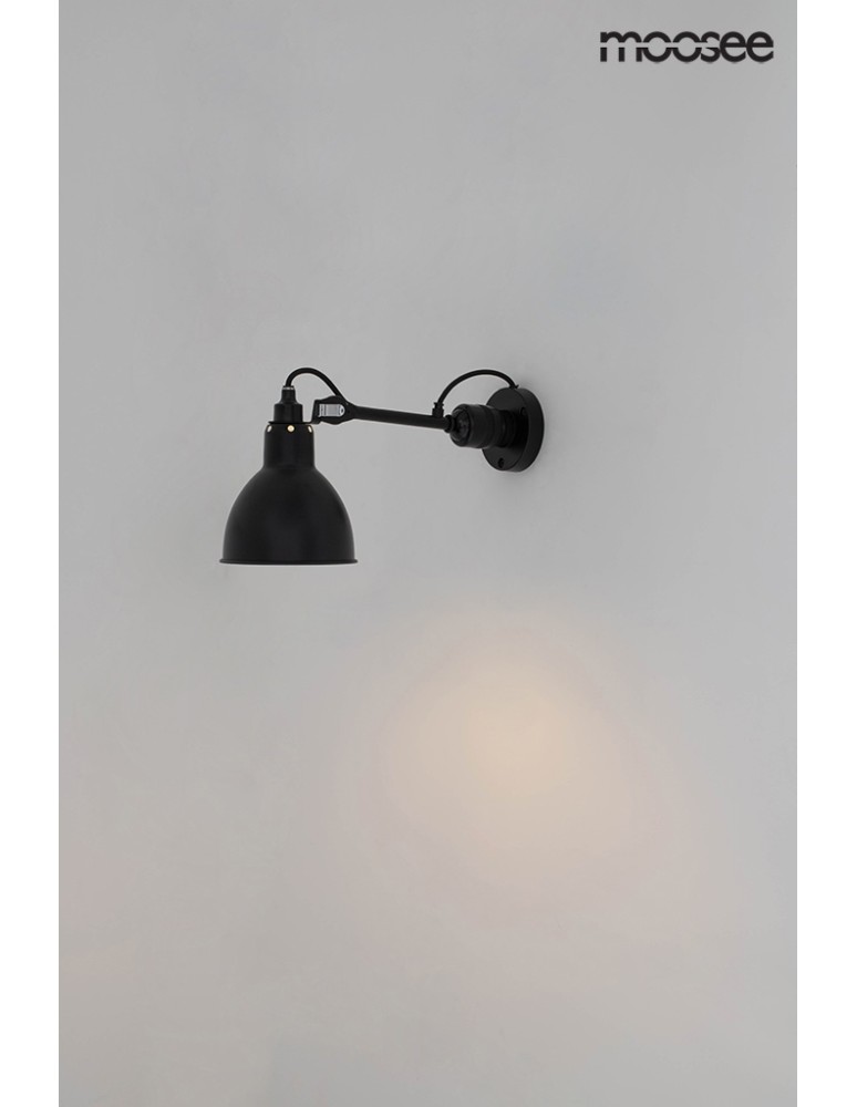 Loft wall lamps - industrial - Moosee MOOSEE FRANK wall lamp black (MSE010400218) - product kolory-swiatla.pl 6