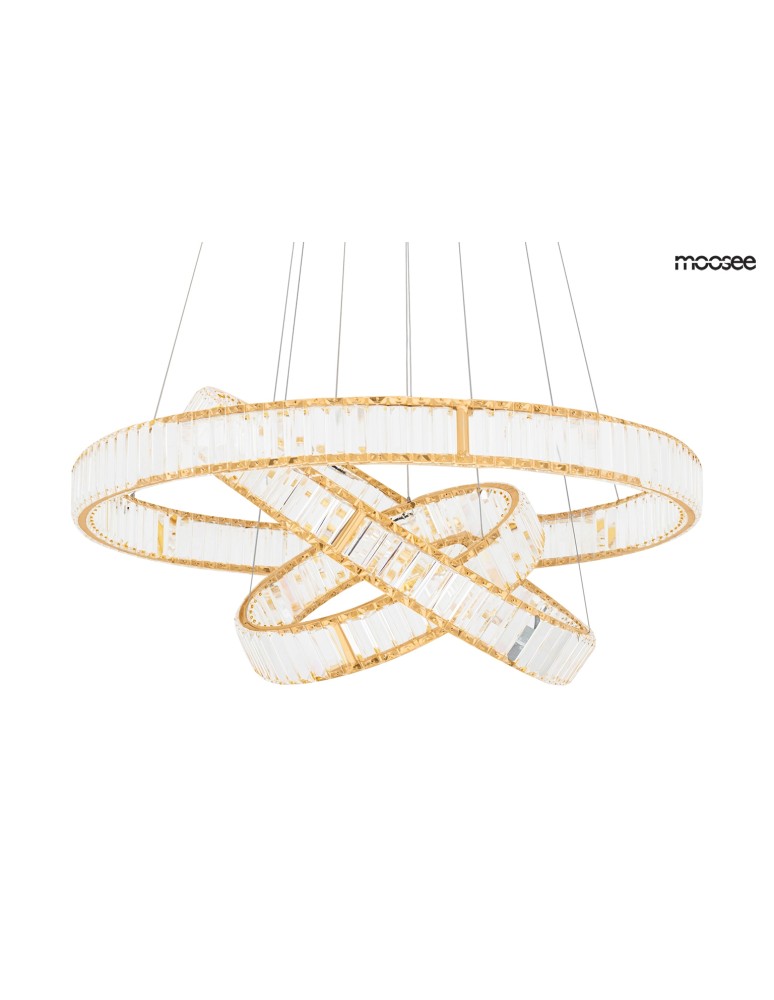 Pendant lamps - Moosee MOOSEE pendant lamp LIBERTY TRIPLES gold (MSE010100176) - product kolory-swiatla.pl 1