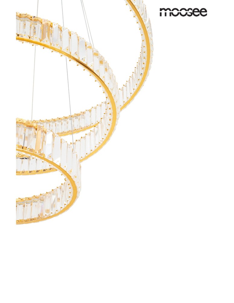 Pendant lamps - Moosee MOOSEE pendant lamp LIBERTY TRIPLES gold (MSE010100176) - product kolory-swiatla.pl 11