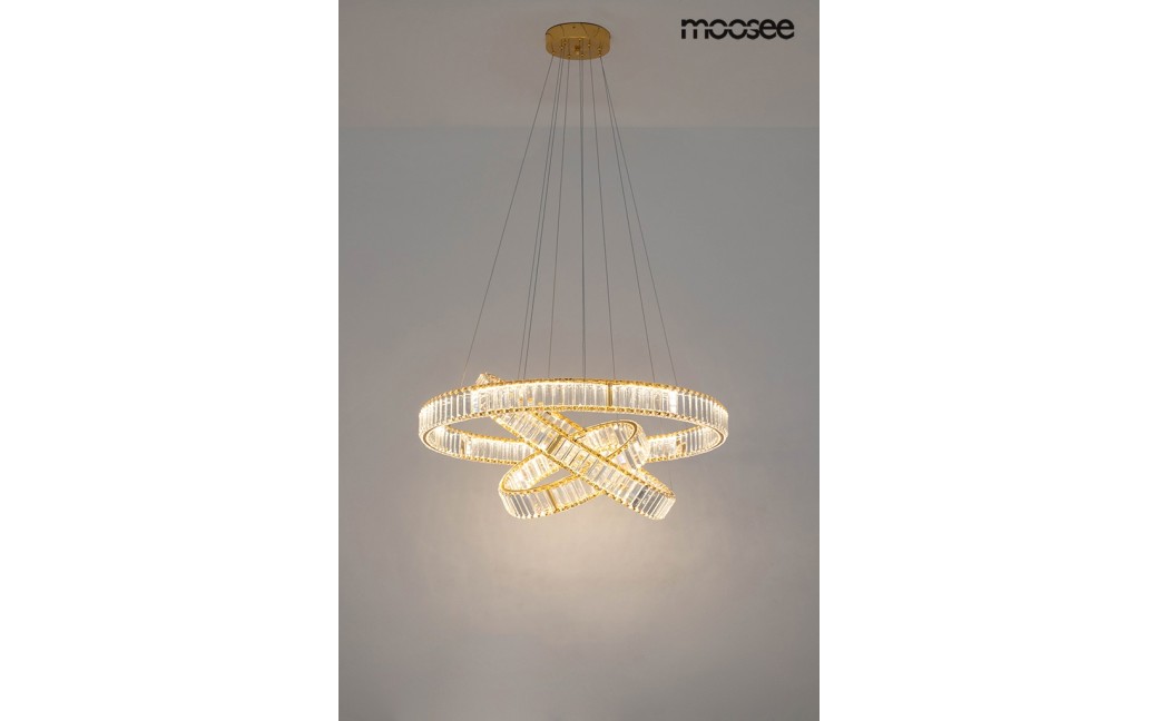 Moosee MOOSEE lampa wisząca LIBERTY TRIPLES złota (MSE010100176)