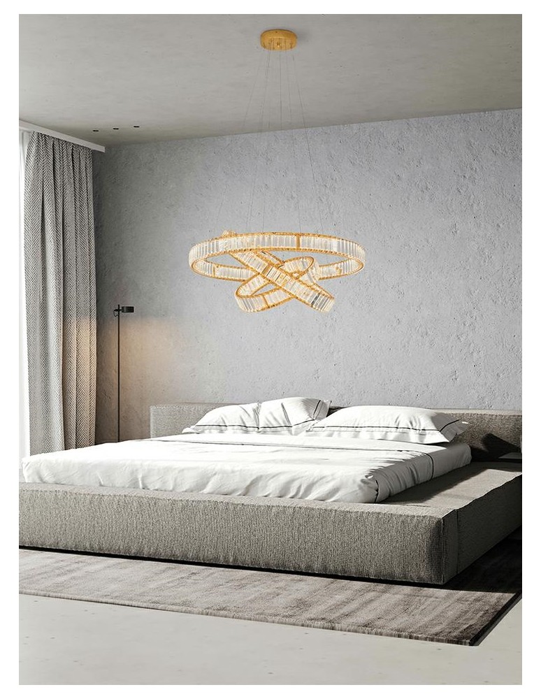 Pendant lamps - Moosee MOOSEE pendant lamp LIBERTY TRIPLES gold (MSE010100176) - product kolory-swiatla.pl 16