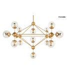 Pendant lamps - Moosee MOOSEE ASTRIFERO 15 gold / amber pendant lamp (MSE010100180) - product 1