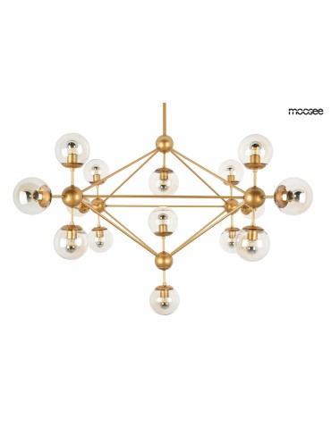 Moosee MOOSEE ASTRIFERO 15 gold / amber pendant lamp (MSE010100180)