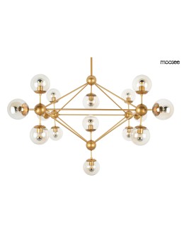 Moosee MOOSEE lampa wisząca ASTRIFERO 15 złota / bursztynowa (MSE010100180)