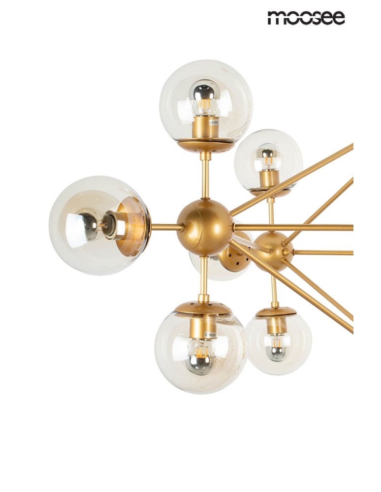 Pendant lamps - Moosee MOOSEE ASTRIFERO 15 gold / amber pendant lamp (MSE010100180) - product kolory-swiatla.pl 3